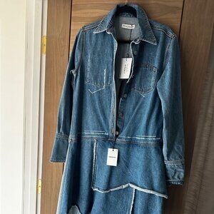 NWT JW Anderson Asymmetric Shirt Dress from Farfetch